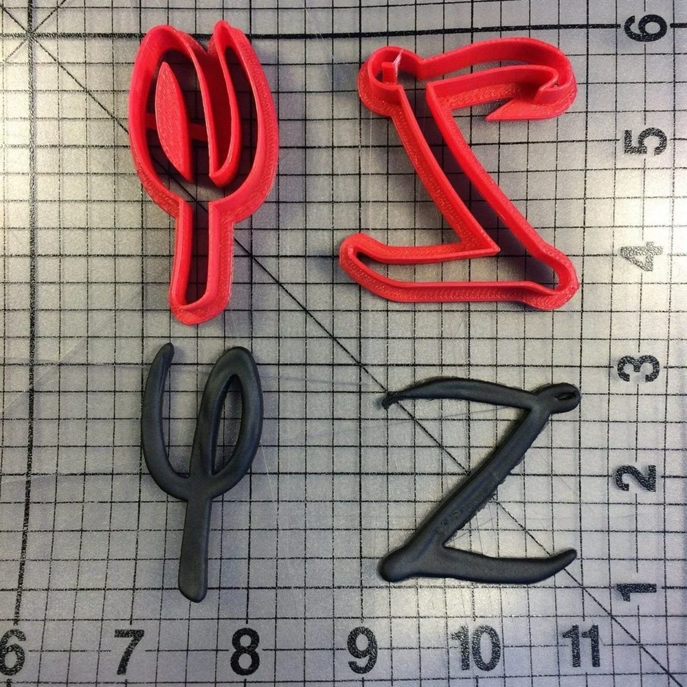 Disney Font Uppercase Cookie/Fondant Cutter Full Set 3”